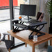 Ergotron WorkFit-T, Sit-Stand Desktop Workstation - Medium Surface - My Zen Space