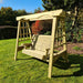 Churnet Valley Cottage Wooden Garden Swing - Seats Two SW103 - myzenspacestore