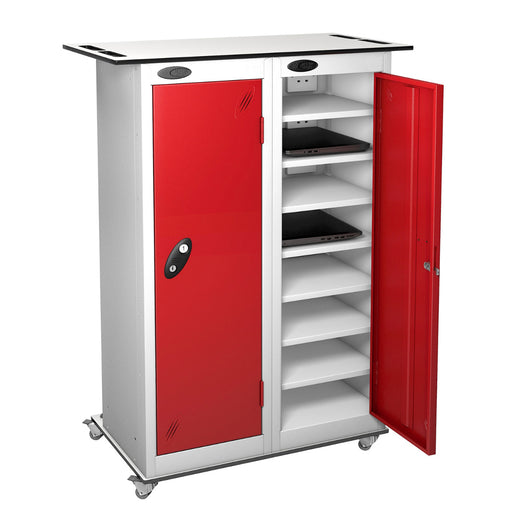 Lapbox 16 Shelf Storage Trolley Charging Locker - My Zen Space